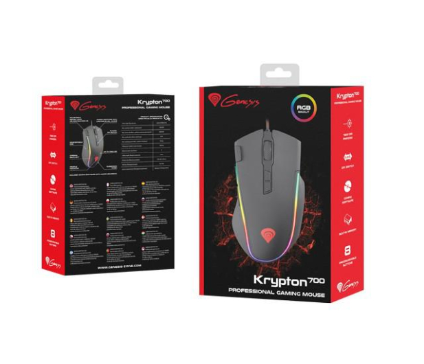 Natec MYSZ GAMINGOWA PRZEWODOWA GENESIS Krypton 700 7200 DPI NMG-0 - 1443400 - zdjęcie 6